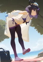 海に遊びに来たミアレシティMZ団の皆様他