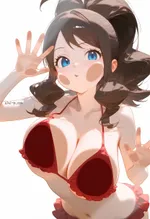 ガラス部屋でポケモンバトル