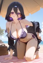 海に遊びに来たミアレシティMZ団の皆様他